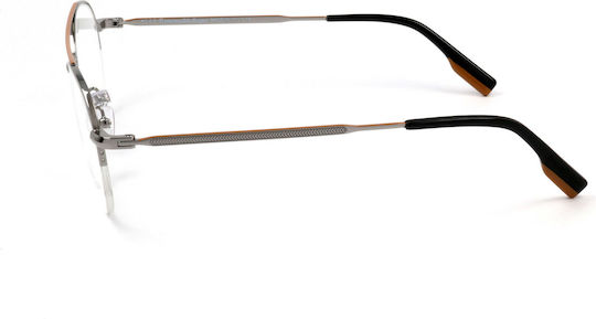 Men's Prescription Eyeglass Frame Ermenegildo Zegna Ez5131-14 Gray Ø 51 mm