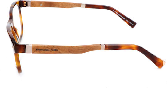 Men's Prescription Eyeglass Frame Ermenegildo Zegna Ez5062 52 57 Brown Ø 57 mm