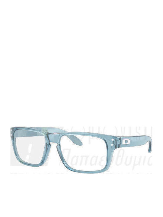Oakley Τετράγωνα Παιδικά Γυαλιά Ηλίου με Καθρέφτη Φακό Μπλε