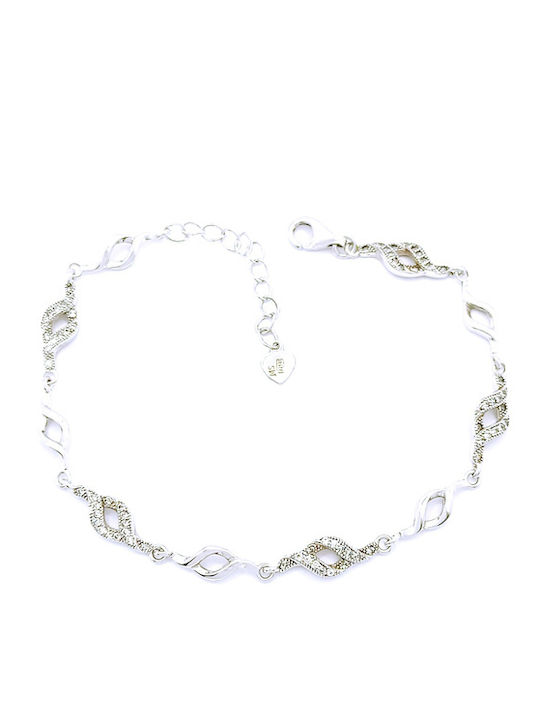 PS Silver Damentrikot Armband Riviera aus Silber mit Zirkon PS Silver Damentrikot Armband Riviera aus Silber mit Zirkon