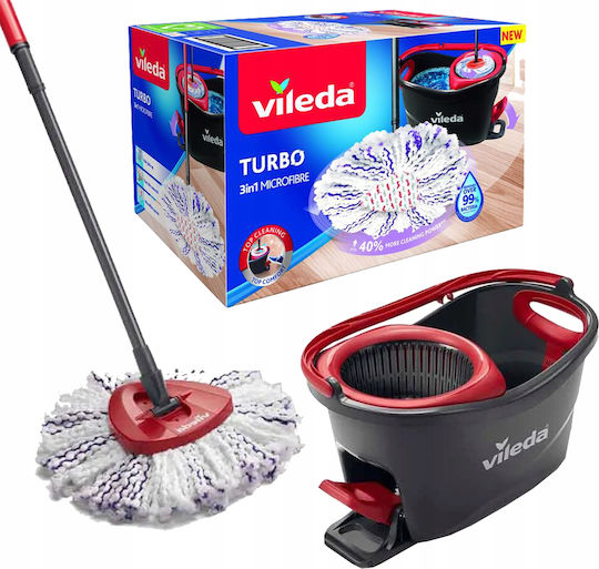 Vileda Mikrofaser Drehbarem Mopp