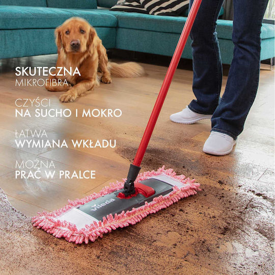 Vileda Pet Pro Pânză de Schimb pentru Parchet cu Microfibre