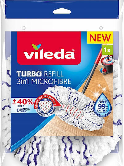 Vileda Microfibre Περιστρεφόμενη Ανταλλακτικό Σφουγγαρίστρας