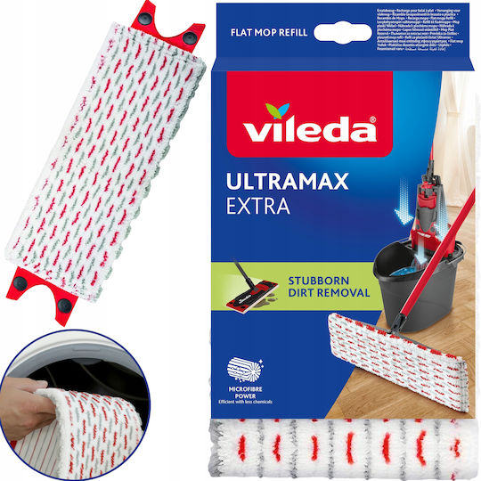 Vileda Ultramax and Ultramat Ανταλλακτικό Πανί Παρκετέζας με Μικροίνες