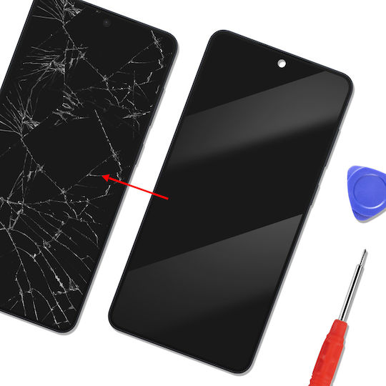Clappio Ecran Înlocuire Full Amoled Galaxy S25 Edge cu Ramă Negru