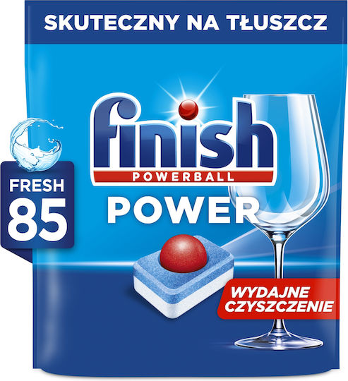 Finish Power All-in-1 85 Capsule Pentru Mașina de Spălat Vase Ecologice