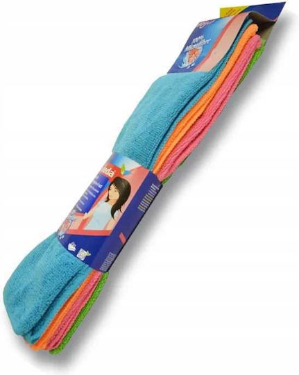 Vileda Microfiber Cloth Colors Extra Large 4 Pcs