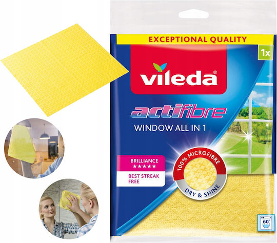 Vileda Actifibre Window Cloth 1 Pc