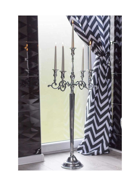 Aura Glass Декоративна Свещ Конус Бяла 40 Бройки