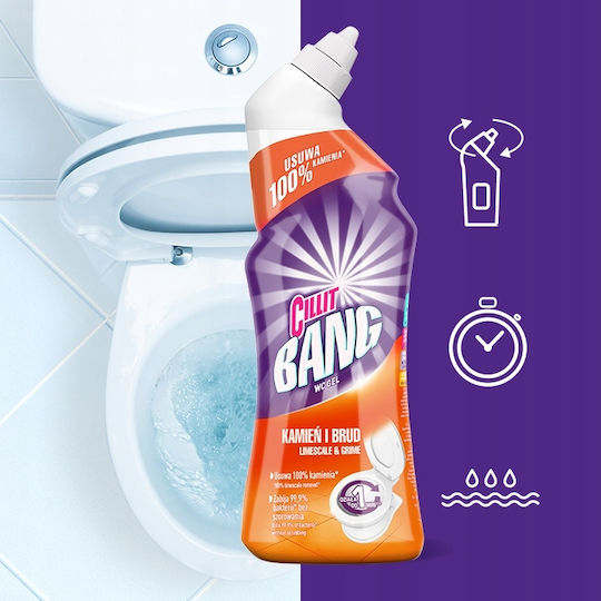 Reckitt Gel Καθαρισμού Λεκάνης με Άρωμα Φρεσκάδας 750ml