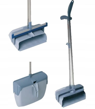 Lobby Set Dustpan Closed On Rod + Broom Lobby System 25 Cm