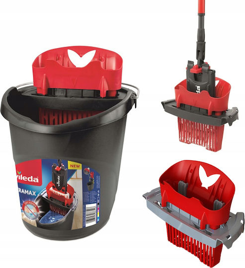 Vileda Găleată cu Stoarcător din Plastic Ultramax Capacitate 13l