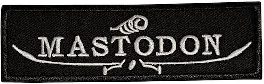 Ραφτό Horns Up Skull Woven Iron On Embroidered Patch Hru66wip