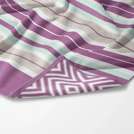 Borea Microfiber Body Towel Purple 180x90cm