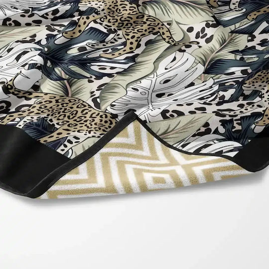 Borea Πετσέτα Microfiber Σώματος Μπεζ 180x90εκ.