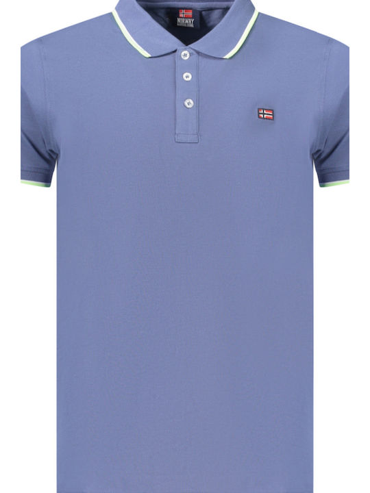 Blaue Herrenbluse