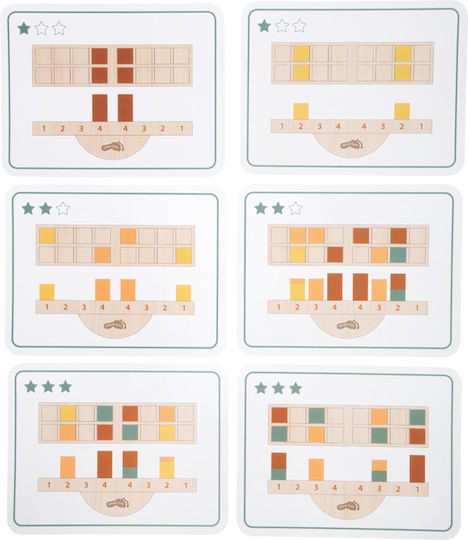 Small Foot Small Foot Baby Aktivitätsspielzeug Stapeln Gleichgewicht Spiel aus Hölzernes Material