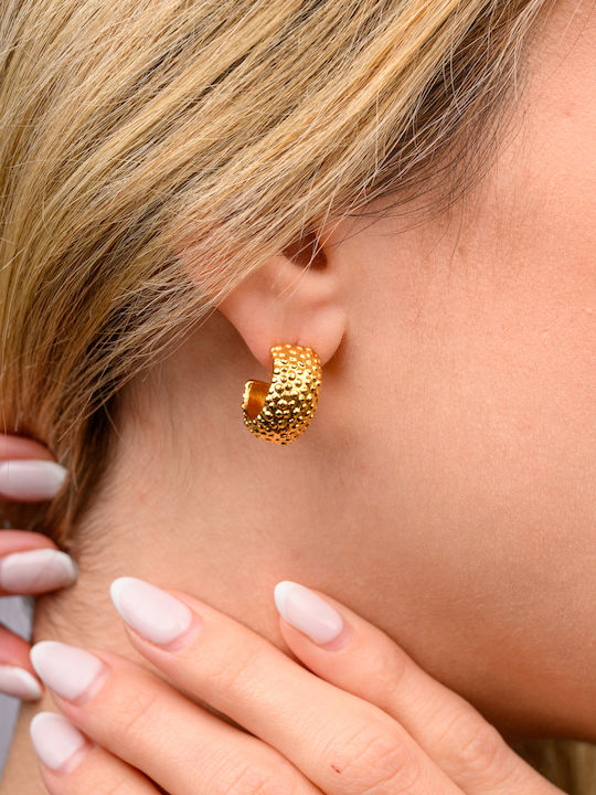 Philio Gold Plated Hoop Earrings