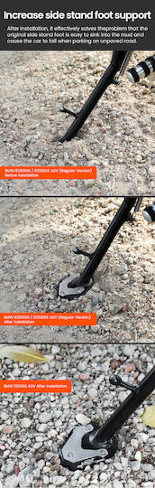 Loboo Aluminium Seitenständer Pad BMW R1200/1250GS Adv
