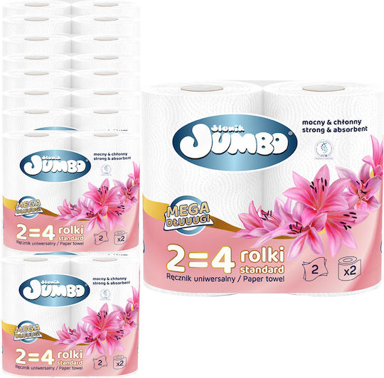 Paper Towel 2r Słonik Jumbo Mega Extra Long White 2-ply 30 Rolls