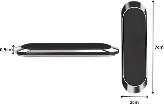 Ultra-Slim Suport Auto pentru Telefon cu Magnet Negru