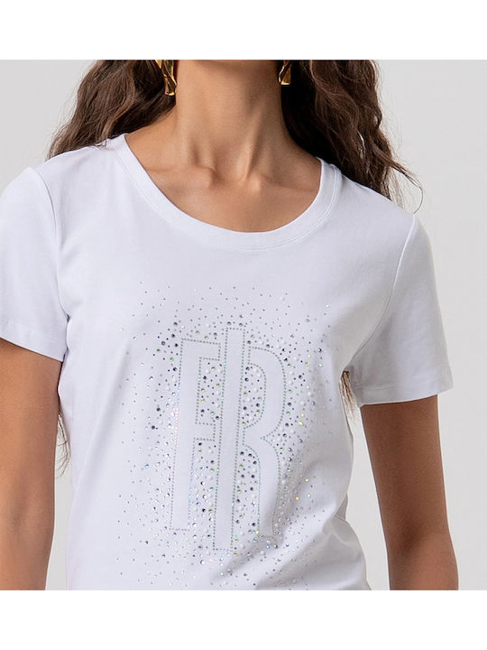Damen T-Shirt Weiß