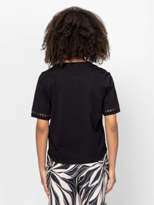Heavy Tools Tricou Damă Marine/t17081 Negru