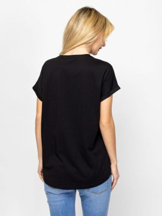 Γυναικείο T-shirt Black
