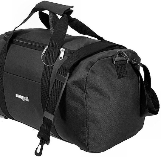Seagull Back Sack Voyage 25lt Black With Wheels Fabric M46cm