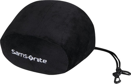 Samsonite Ta Revolution Μαξιλαράκι Ταξιδίου Memory Foam με Θήκη Μεταφοράς Μαύρο