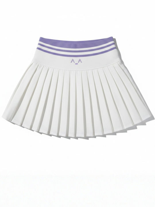 Tennis Pleated Skirt White