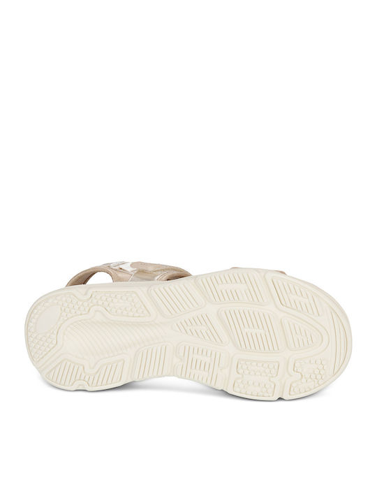 Γυναικεία Σανδάλια Flatforms Μπεζ