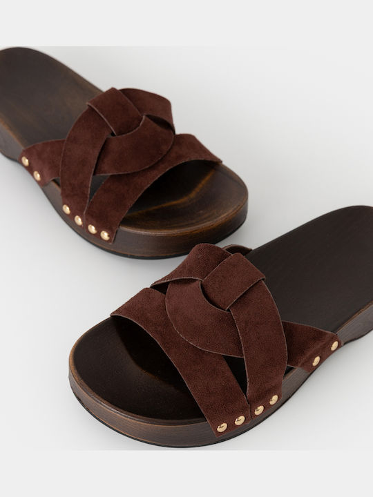 Women's Flat Sandals Brown