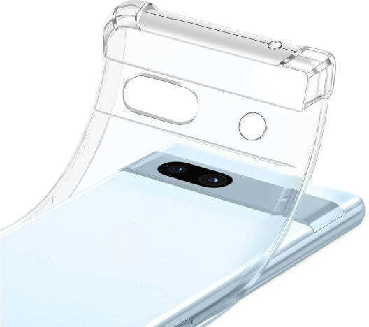 Tpu Silicone Back Cover Case Google Pixel 7a Clear