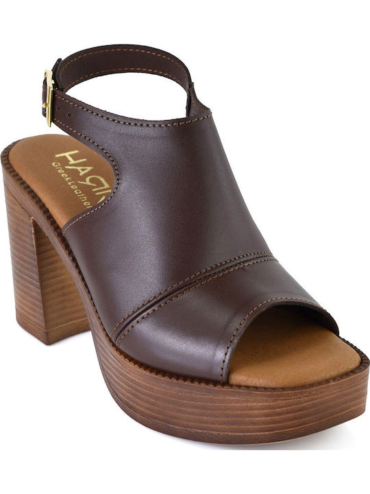 Leather Brown Sandals