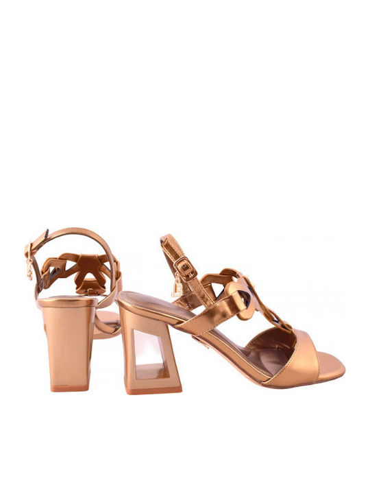 Goldene Damen Sandalen