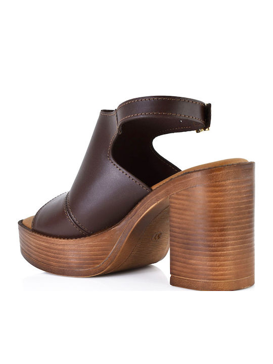 Leather Brown Sandals