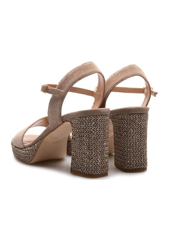 Suede Gray Sandals