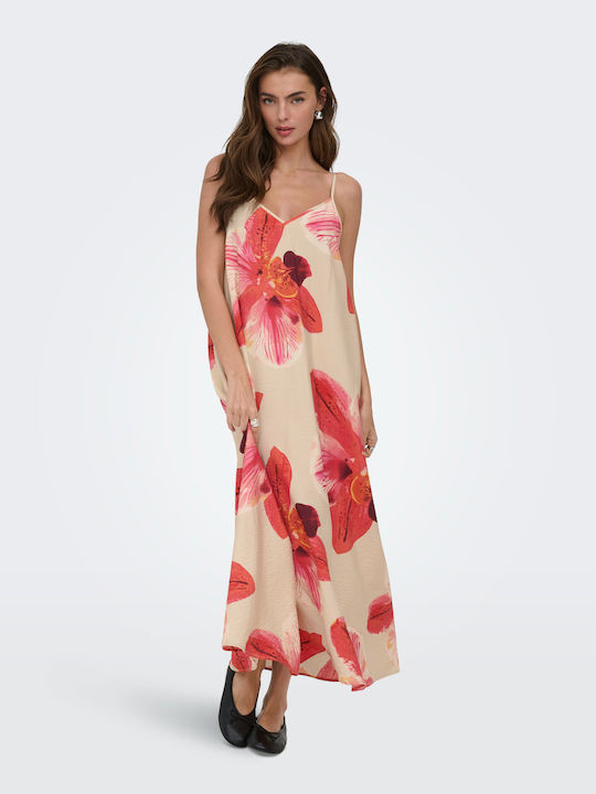 Summer Maxi Dress Beige