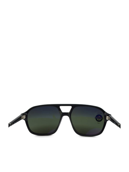 Vuarnet Sunglasses Black with Horn-Rimmed Frame Vuarnet Sunglasses Black with Horn-Rimmed Frame
