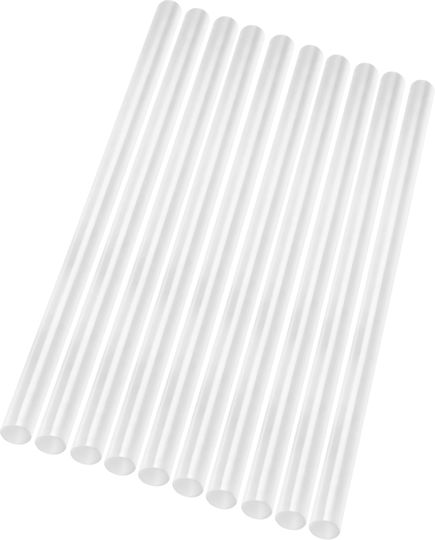 Avizar Pack 10 Hot Melt Glue Sticks 7 X 180 Mm Stick Format White
