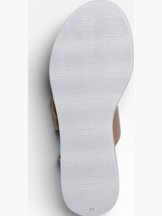 Sommer Damenplattformen Tabac Braun