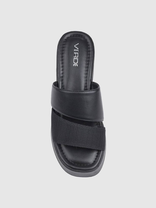 Summer Women's Platform Slippers Style Black