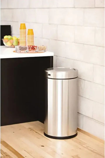 Simplehuman Πλαστικός Κάδος Απορριμμάτων 55lt Γκρι