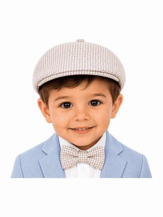 TakTakBaby Kids' Fabric Beige Beret Hat