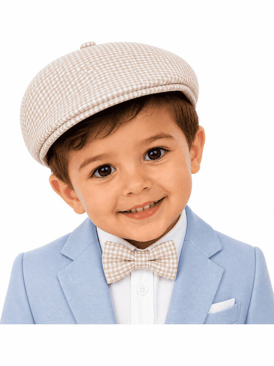 TakTakBaby Kids' Fabric Beige Beret Hat