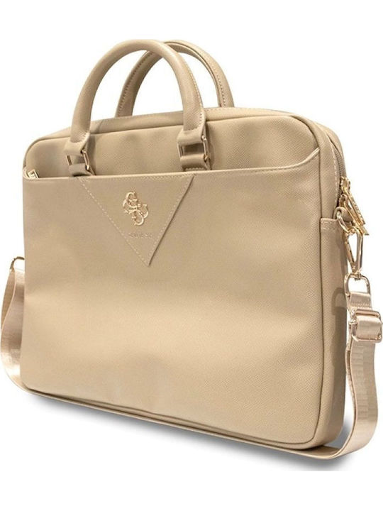 Guess Triangle 4g Τσάντα 16" Χρυσή Guess Triangle 4g Τσάντα 16" Χρυσή