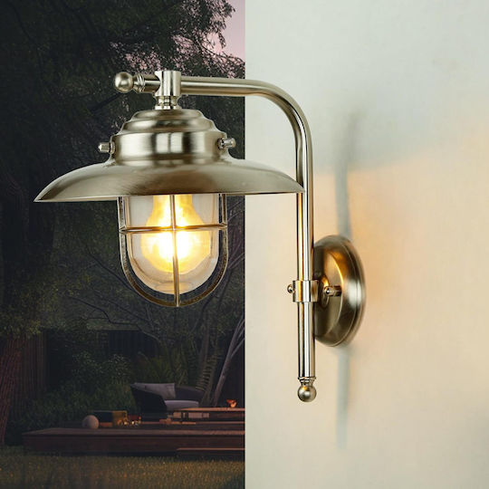 Wall-Mounted Outdoor Light E27 IP43 28cm