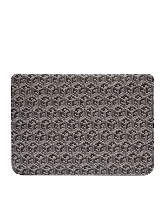 Guess Gcube Stripes Case for Laptop 16" in Black Colour