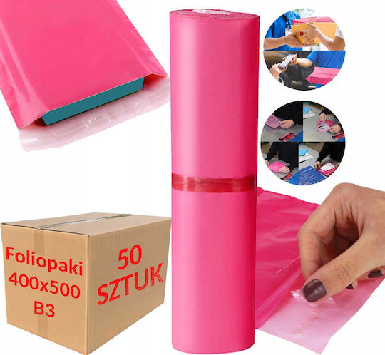 Verpackungstaschen Pink B3 400x500mm 500 Stück